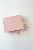 Eantas Geschenkbox in Rosa mit Satinschleife und persönlicher Dankeskarte